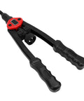 Pressure Rivet Nut Tool Kit Set Durable Rivet Nut Gun For Boats Bikes And Metalwork Carbon Steel 320mm Length Pro Grade Rivnut Tool For DIYers And Pros, black handles