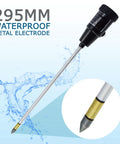 295mm waterproof metal electrode for All-In-One Soil pH And Moisture Meter For Garden, Lawn And Farm Use with water splash.