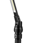 Foldable Rechargeable LED Work Light With COB LED Slim Design And Magnetic Base For Mechanics Car Repair Outdoor Camping Emergency Garage