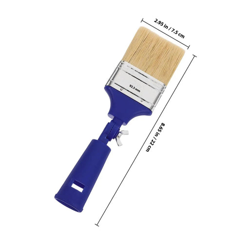 Pro Grade Adjustable 2.5 Inch Paddle Paint Brush With 270 Degree Angled Flat Tip For Oil And Latex Paint specifications