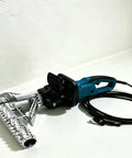 Heavy Duty 1800W Spray Foam Planer with a sturdy handle and cutting blade for precision insulation cutting.