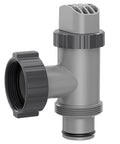 Plunger Valve Replacement 2 Pack For Intex Pool Pumps And Filters, Easy Install On Off Valve shown in side profile