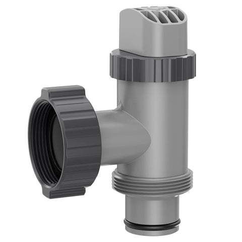 Plunger Valve Replacement 2 Pack For Intex Pool Pumps And Filters, Easy Install On Off Valve shown in side profile
