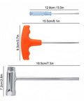 Heavy Duty Chainsaw T Wrench 19mm By 13mm And T Handle Torx Screwdriver Tool Kit, tools with anti slip groove