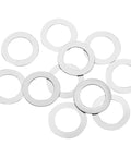 Barrel shim kit for muzzle brake alignment, 1/2 x 28, .223/5.56mm, 44 washers in 11 thicknesses