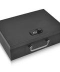 Portable Fireproof Document Safe Box With A 3 Digit Combination Lock For Valuables And Papers Like Passports Cash And Tablets A Lightweight...