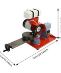 Tough As Nails 550 Watt Blade Sharpener with Water Cooling Rig, adjustable angle, durable red metal construction.