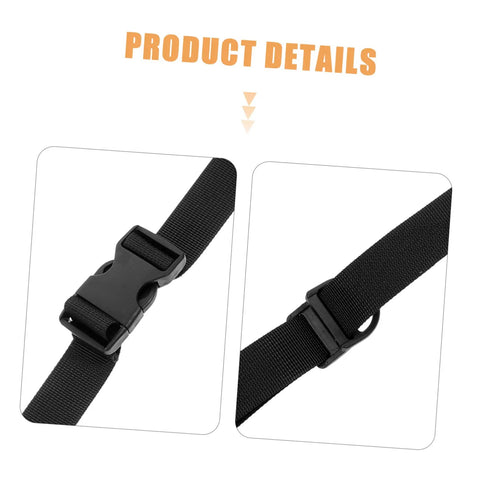2 Pack Heavy Duty Tie Down Straps With Quick Release Buckles For Easy Lashing Of Golf Trolleys, Camping Gear, Yoga Mats And More, Adjustable Sturdy Fixed Straps To Secure Cargo