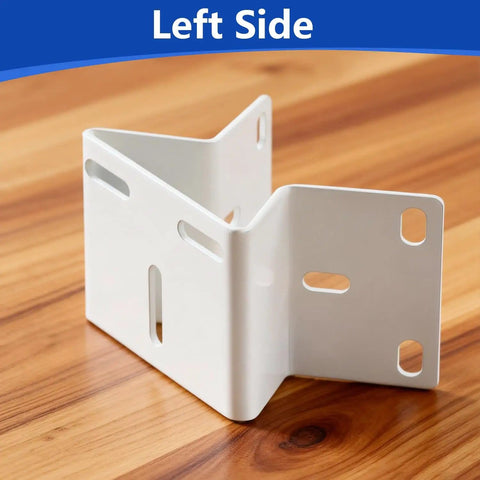 Corner Mount Kit For Security Cameras 270 Degree Bracket For Outdoor Surveillance No Fuss Setup CCTV Mount left side view