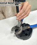 Using Pin Punch Set 14Pc Removing Repair Tools With Universal Block And Hammer for automotive and DIY repairs