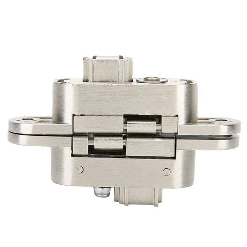 Hidden Door Hinges Invisible Hinge With Three Way Adjustable And 180 Degree Swing Zinc Alloy Concealed Hinge front view