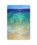 Colorful ocean waves painting on metal sign, missing Vintage Computer Networking Cheat Sheet Tin Sign Poster Metal 8x12 Inch Wall Decor For Tech Geeks Nerds Home Office Bar Retro Vibe Durable Aluminum Wall Art That Makes Any Space Feel Like a Geek Command Center.