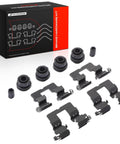 Heavy Duty Rear Side Disc Brake Hardware Kit Perfect Snap Fit For Honda Odyssey 2018-2022 And Acura MDX 2017-2020 With Bold Reference Number 13719Q To Keep Your Ride Rolling Smooth And Safe Today. brake hardware kit with boots, springs, and clips
