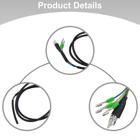 Kugoo Pro Electric Scooter Motor Cable With 5 Wire Hall Sensor Connector, 90cm PVC Replacement Wire Harness details