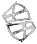 Stainless Steel Drawer Hinges Replacement Parts 2 Pack Polished Cabinet Hinges for Shoe Rack Shelf and Cabinet Easy Install