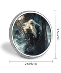 Dragon Boat Button Pins Round Lapel Badges Funny Office Gift For Bosses And Weddings Easy Clip On Durable Wearable Accessories