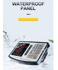 Heavy Hitter Digital Platform Scale With Big Boss Screen Rock Solid Postal Parcel Shipping Scale For Heavy Packages Stores 99 Items With Zero Tare Functions And Built Different 400kg Capacity on waterproof panel with water splashes.