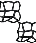 Two Packs Concrete Slab Molds For Walkways And Paths Irregular Grid Pavement Mold For Driveways Patios And Garden Paths