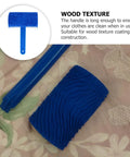 Killer Rubber Wood Graining Paint Roller For Real Deal Faux Finish Wall Texture Job With Extra Long Handle, blue rubber.