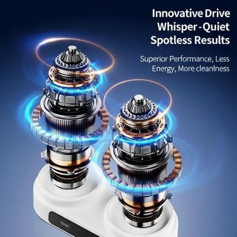 Game Changing 2 In 1 Portable Washing Machine Dual Tub Wireless Mini Washer highlights innovative drives for deep cleaning.