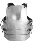 Back view of Beefy 18 Gauge Medieval Cuirass Armor With Tassets For LARP And Cosplay Full Chest Groin And Hip Protection