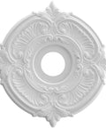 Attica Thermoformed PVC Ceiling Medallion Fits Canopies Up To Five And Five Eighths Inches, 16 Inch Outside Diameter