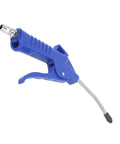 Heavy Duty Air Blower Gun With Thick Cushioned Grip Rustproof Abs Body And Interchangeable Tips, blue handheld design for easy use.
