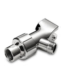 Brass swivel ball bracket for Handheld Shower Head With Six Spray Settings For High Pressure Power, chrome finish