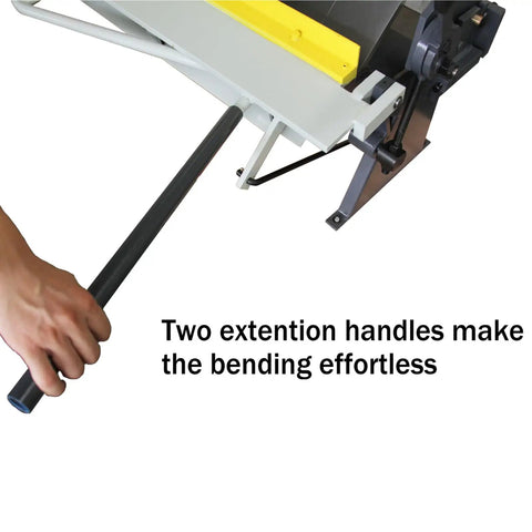 Premium Sheet Metal Finger Brake Featuring 50 Inch Bending Length And 16 Gauge Mild Steel Capacity To Smoothly Whip Up Boxes Pans Trays And Hvac Ductwork Without Breaking A Sweat On The Shop Bench