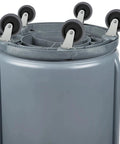Replacement Casters For Brute Trash Bin Dollies Set Of 5 3 Inch Swivel Stem Wheels With 375 Lbs Capacity Per Set Compatible FG264000BLA