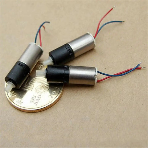 Ultra Compact 3V Dope Micro Planetary Gear Motor With Coreless Gearbox For Tiny Robot Cars 6mm Diameter By 10mm Length