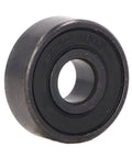 Get This Sick Bundle Of 20 Deep Double Sea S606rs Miniature Skate Bearings For Low Noise High Load Capacity And Serious Service Life Daily Industrial Use, close-up of a black sealed steel bearing.