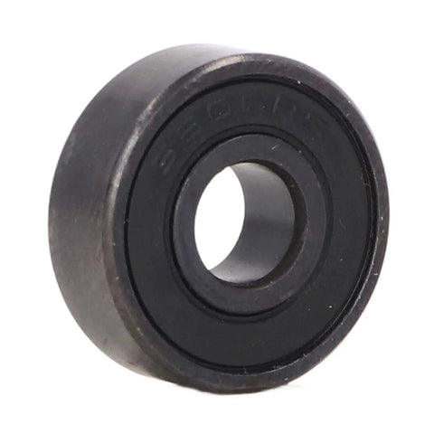 Get This Sick Bundle Of 20 Deep Double Sea S606rs Miniature Skate Bearings For Low Noise High Load Capacity And Serious Service Life Daily Industrial Use, close-up of a black sealed steel bearing.