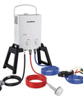 Portable Freestanding Stand With Waterproof Carry Bag For Outdoor Propane Tankless Water Heater AY132 Series Includes Two Stands And All Screws For Easy No Fuss Setup