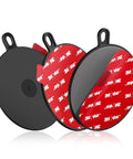 95 mm Adhesive Disk For Suction Cup Mounts, showing front and back sides, heat-resistant plate, sticky surface for dash mounts