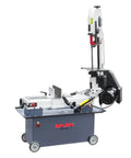 Heavy Duty Metal Band Saw For Pros With 7 By 12 Inch Capacity, 1.5HP Dual Voltage 115V 230V, Four Speed, Hydraulic Feed