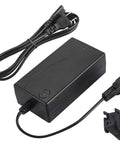 29V 2A Recliner Power Supply Transformer For Lift Chairs AC DC Switching Adapter No Fuss Plug And Play Universal Version Fits All Recliners Includes 4 Foot US Cord Safe Reliable Replacement For Smooth Chair Operation black adapter with 2-pin connector and US cord