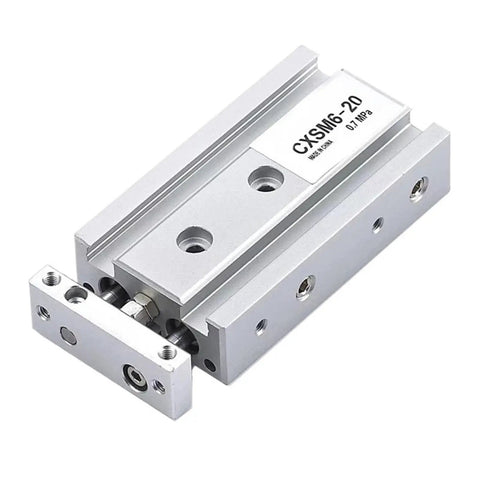 Dual Rod Pneumatic Air Cylinder With 6 To 32mm Bore And Double Axis Guide, Compact Motion Control Actuators, Stroke 40mm CXSM10