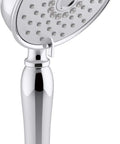 Bancroft Multifunction Handheld Showerhead With Three Spray Settings And Silk Spray, 1.75 GPM High Pressure Flow