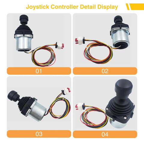 Industrial Grade Dual Axis Lift And Swing Joystick For Jlg Boom Machines Delivering Dead Straight Swap Wiring And Boss Tough Precision Switch Fits 18rs 600s Series