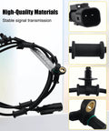 Ram Front ABS Wheel Speed Sensor Replacement Kit For 2014 2015 2016 2017 2018 2500 3500 Left And Right 2Pcs, connectors, wiring details