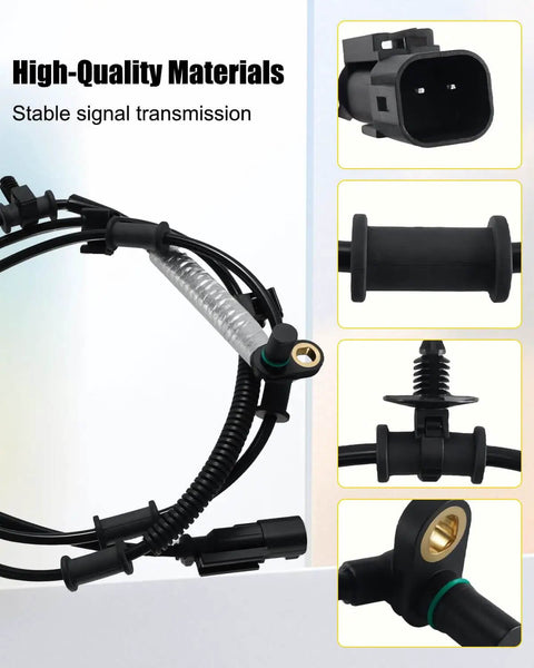 Ram Front ABS Wheel Speed Sensor Replacement Kit For 2014 2015 2016 2017 2018 2500 3500 Left And Right 2Pcs, connectors, wiring details