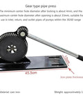Premium Manual Hose Crimper 4Mm-33Mm For Ac Inlet Return Outlet Pipes Mechanical Gear Crimping Machine with gear type design.