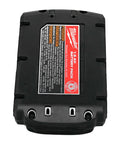 1.5Ah battery from Compact Half Inch Hammer Drill Driver Kit With M18 Cordless Power, featuring durable black casing