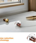 Replacement Drawer Glides Kit with Quick Install and Heavy Duty Support Plastic and Metal for Cabinets shown on countertop