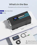 2000W Pure Sine Wave Inverter Charger For Off Grid Power System With 12V DC To 120V AC Output, 6000W Surge, LCD Display