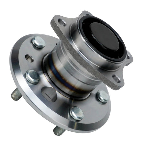 Front view of Rear Wheel Bearing Hubs Replacement for 2002 2003 2004 Toyota Camry Non-ABS Beef Up Your Ride With This Pair Set Includes Rear Left And Right Hubs 5 Bolt 4 Bolt Square Flange Wheel Hub Bearings Assembly
