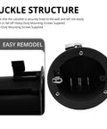 4 Inch Round PVC Junction Box 18 Cu In ETL Listed Fire Rated For 2 Hours Black 3 Pack with buckle and remodeling features