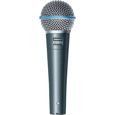 Beta 58A Vocal Dynamic Microphone For Live Gigs And Studio Use With Supercardioid Pattern Great Gain Before Feedback shown