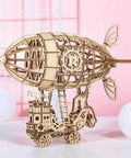 Airship 3D Puzzle Kit With 176 Precise Cut Pieces, Hands-On STEM Building Toy For Ages 8 And Up, Non-Toxic, No Glue Needed